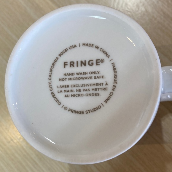 Fringe Studio White and Black 'Be Weird' Mug - Picture 4 of 5